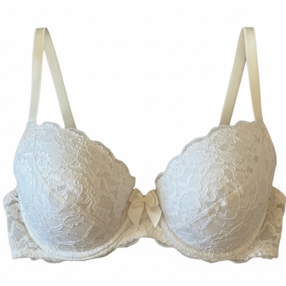 Lane Bryant Lace Push-Up Bra in Ivory Cream
